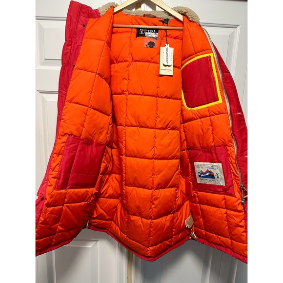 Scotch & Soda ~ Heavy Weight Padded Parka in Red - Picture 12 of 14